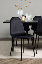 gr22910_7_m Esszimmer Set Vail Mit Den Stühlen Polar Rechteckiges Essgruppen Set