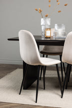 gr22913_7_m Esszimmer Set Vail Mit Den Stühlen Polar Rechteckiges Essgruppen Set