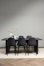 gr22914_1_m Esszimmer Set Vail Mit Den Stühlen Polar Rechteckiges Essgruppen Set