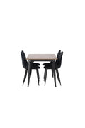 gr22927_10_os Tempe Rechteckiger Esstisch Set Rechteckiges Essgruppen Set Table: 75x140x80 Chair: 53,3x88x42,5