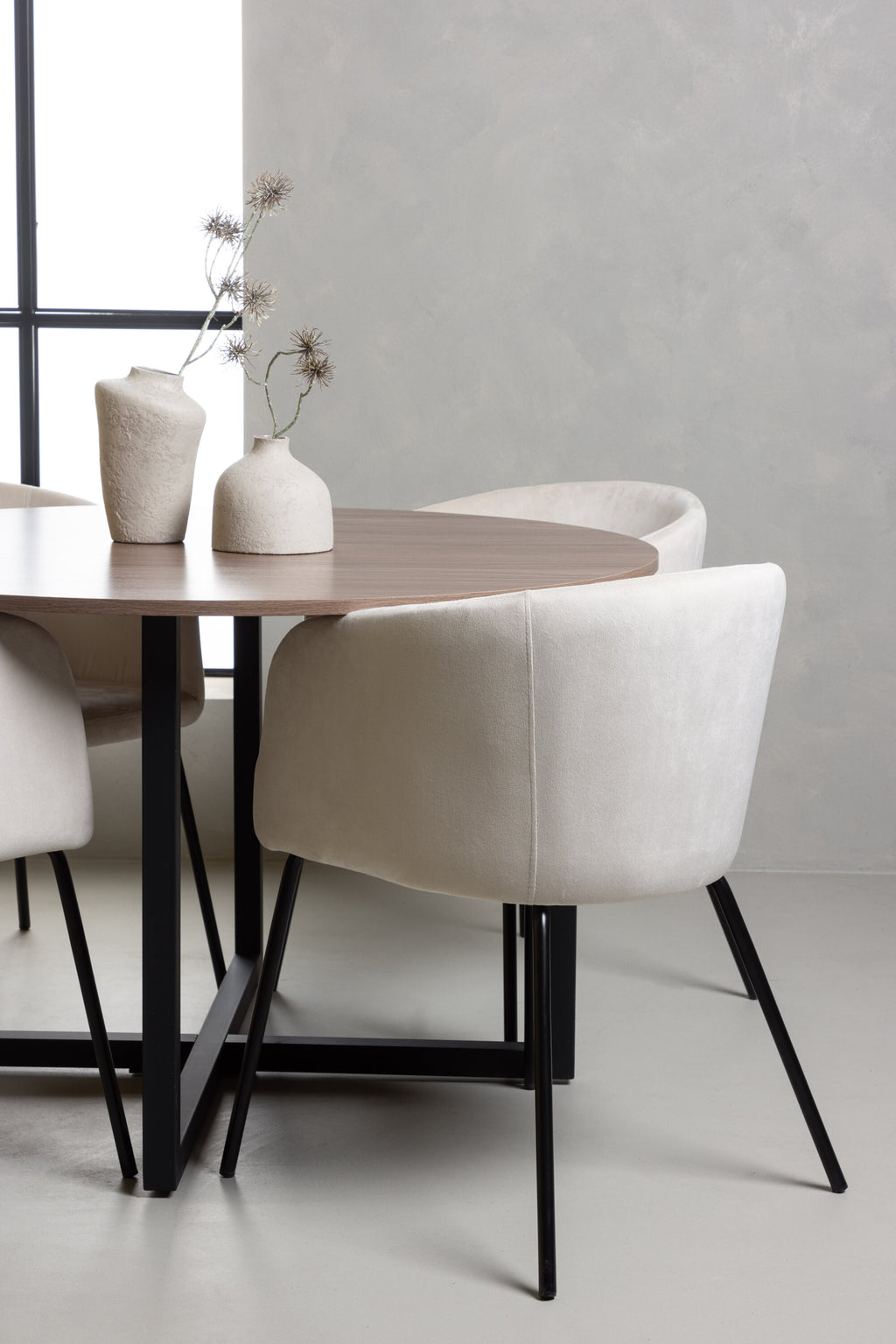 gr22945_7_m Dining Set Durango Mit Den Stühlen Berit Rundes Essgruppen Set