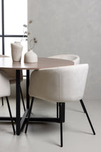 gr22945_7_m Dining Set Durango Mit Den Stühlen Berit Rundes Essgruppen Set