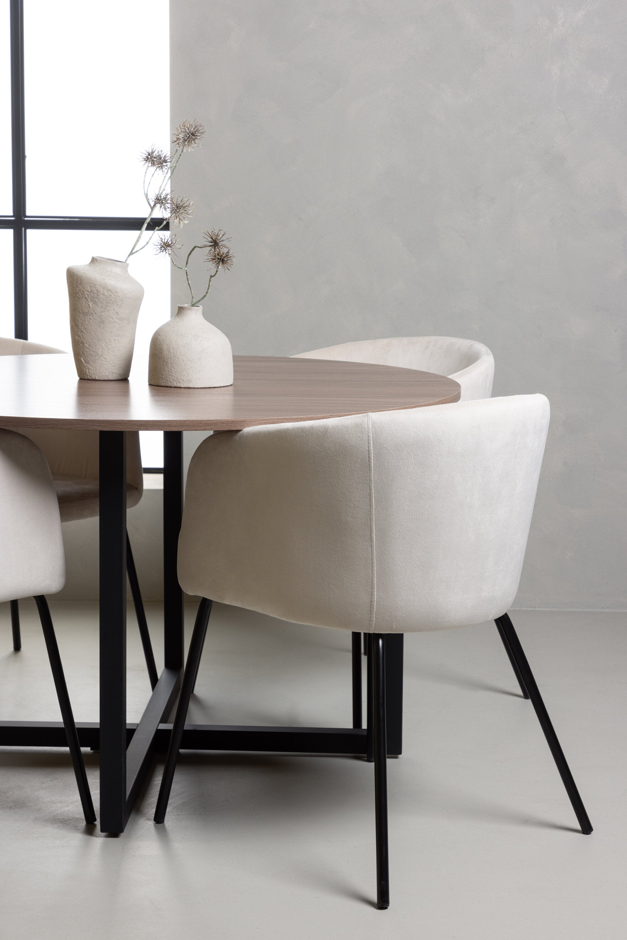 gr22945_7_m Dining Set Durango Mit Den Stühlen Berit Rundes Essgruppen Set