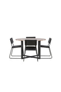 gr22946_10_os Durango Runder Esstisch Set Rundes Essgruppen Set Table: ⌀120 Chair: 52x76x40
