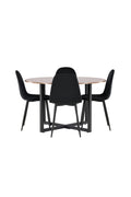 gr22947_10_os Durango Runder Esstisch Set Rundes Essgruppen Set Table: ⌀120 Chair: 53,3x88x42,5