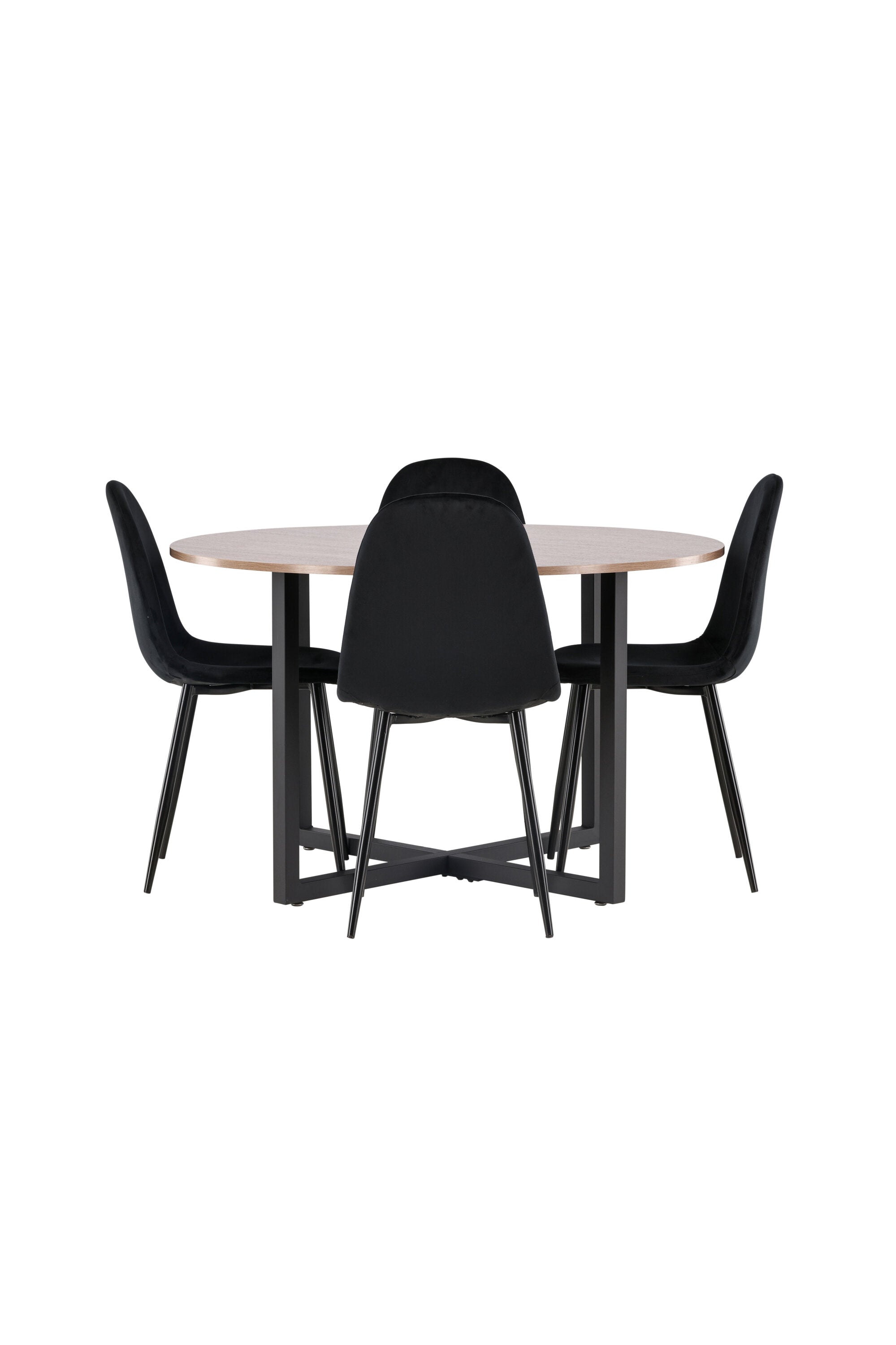 gr22947_10_os Durango Runder Esstisch Set Rundes Essgruppen Set Table: ⌀120 Chair: 53,3x88x42,5