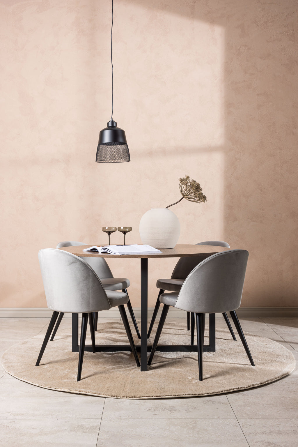 gr22949_1_m Durango Runder Esstisch Set Rundes Essgruppen Set