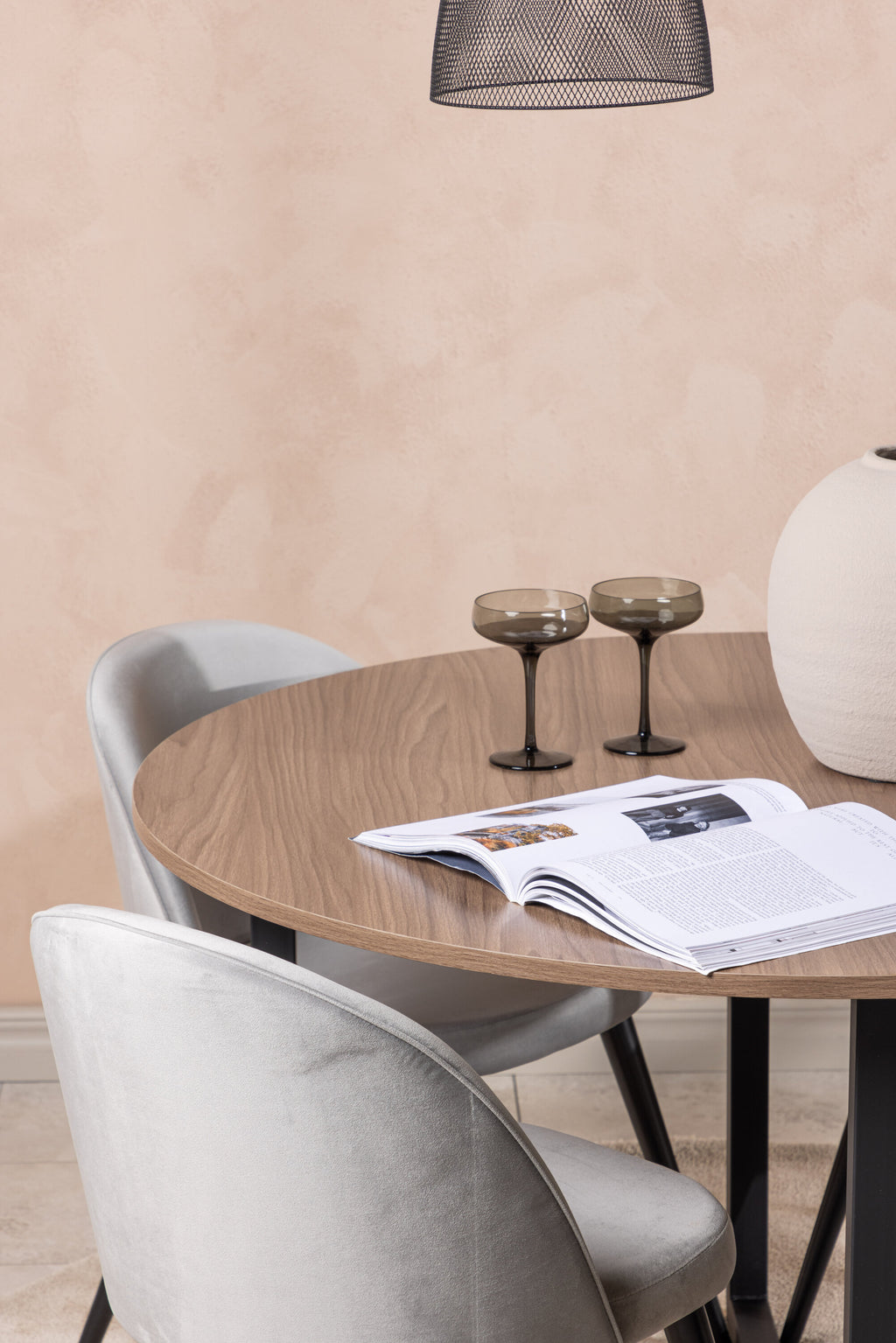 gr22949_5_m Durango Runder Esstisch Set Rundes Essgruppen Set