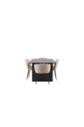gr22957_10_os Vail Rechteckiger Esstisch Set Rechteckiges Essgruppen Set Table: 75x200x100 Chair: 42x82x44