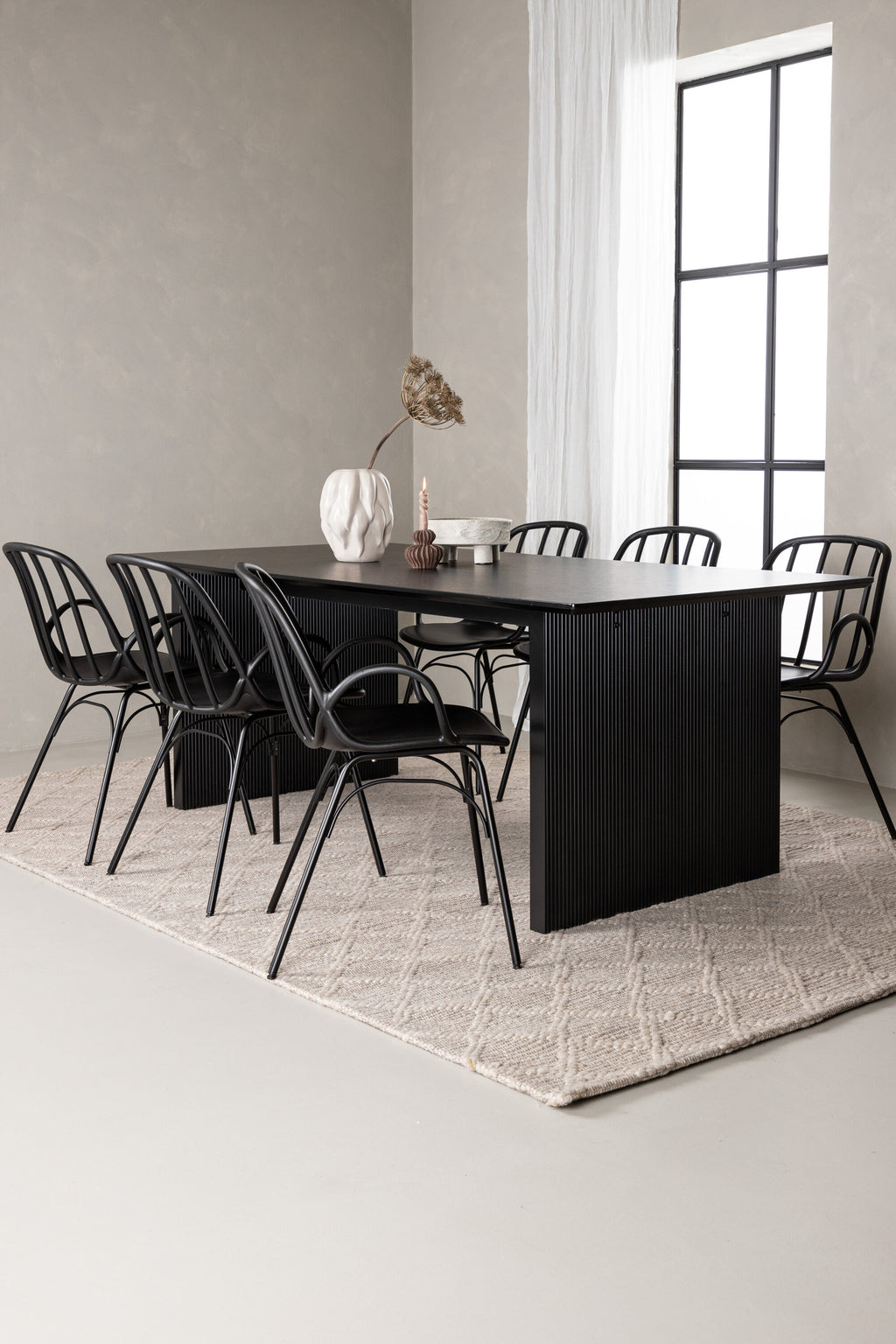 gr22966_1_m Essgarnitur Vail Mit Den Stühlen Dyrön Rechteckiges Essgruppen Set