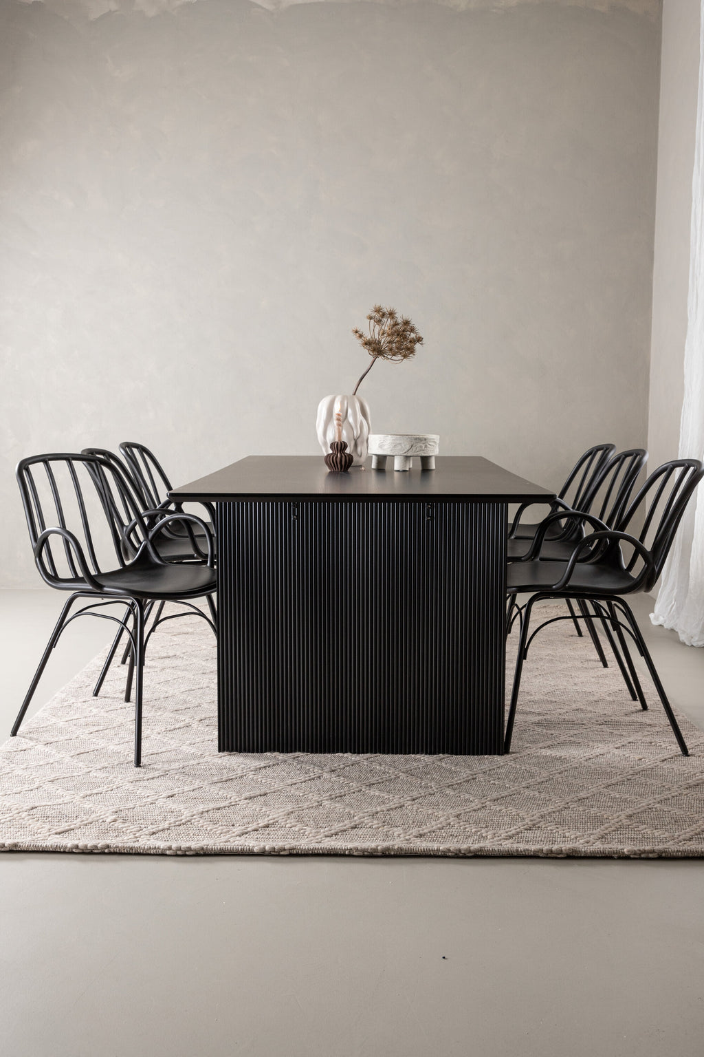 gr22966_3_m Essgarnitur Vail Mit Den Stühlen Dyrön Rechteckiges Essgruppen Set