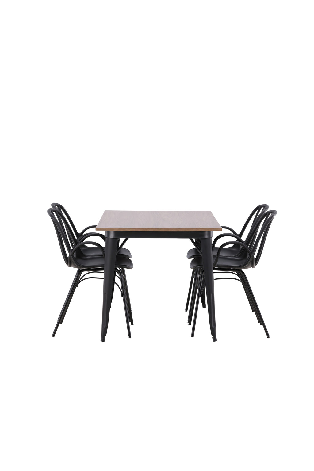 gr22984_10_os Dining Set Tempe Mit Den Stühlen Dyrön Rechteckiges Essgruppen Set 80x140