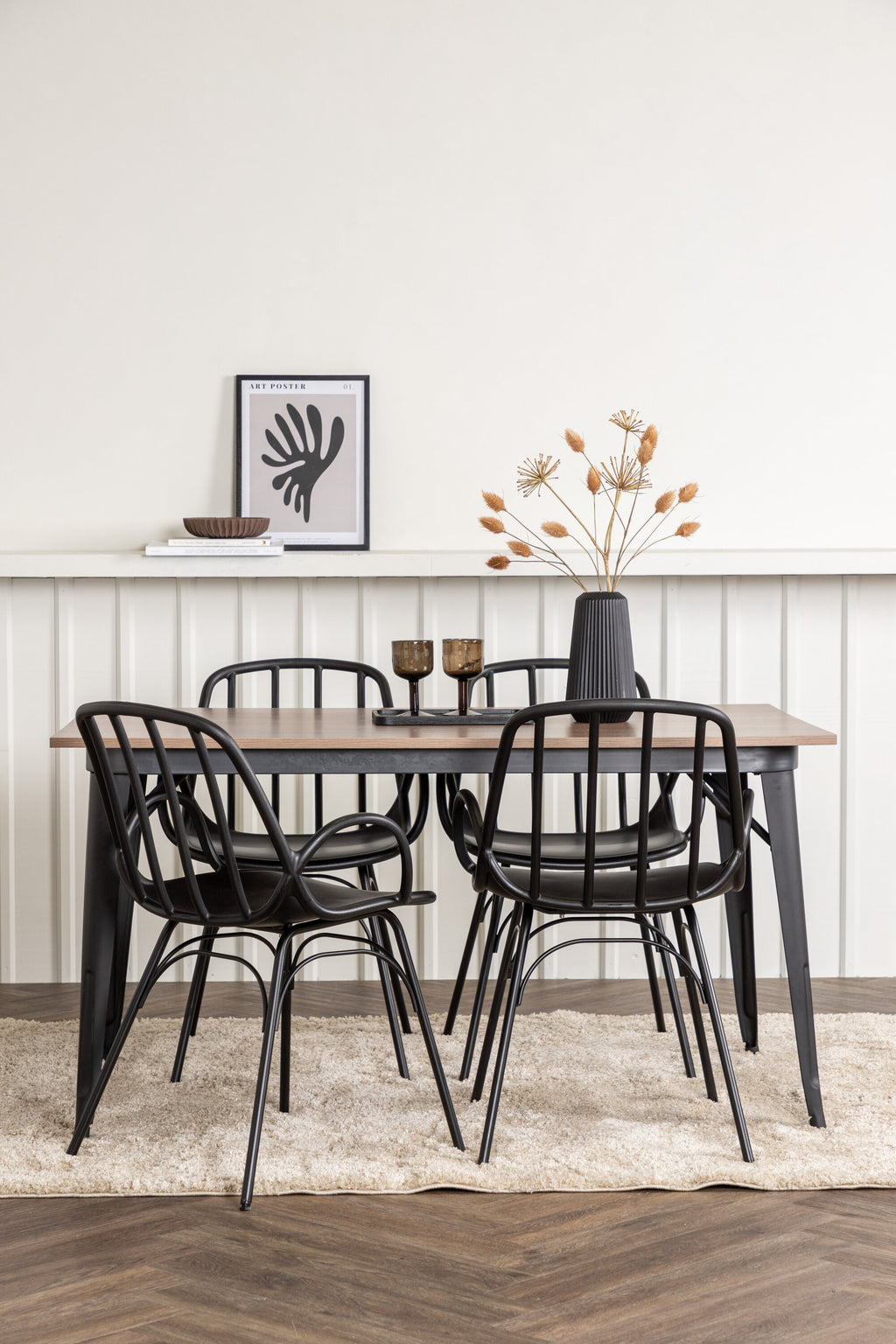 gr22984_1_m Dining Set Tempe Mit Den Stühlen Dyrön Rechteckiges Essgruppen Set