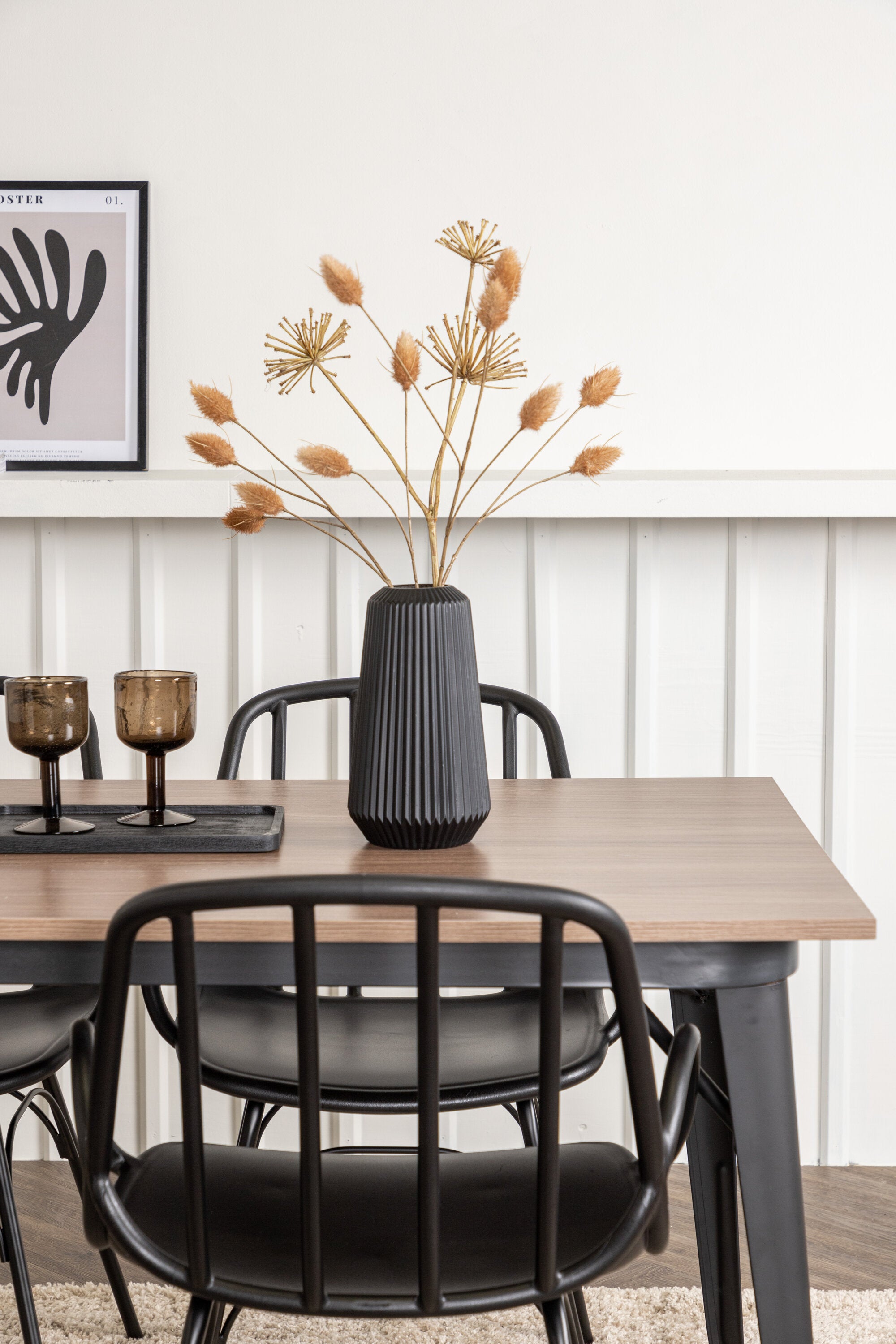 gr22984_7_m Dining Set Tempe Mit Den Stühlen Dyrön Rechteckiges Essgruppen Set