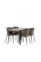 gr22986_11_os Tempe Rechteckiger Essensset Rechteckiges Essgruppen Set