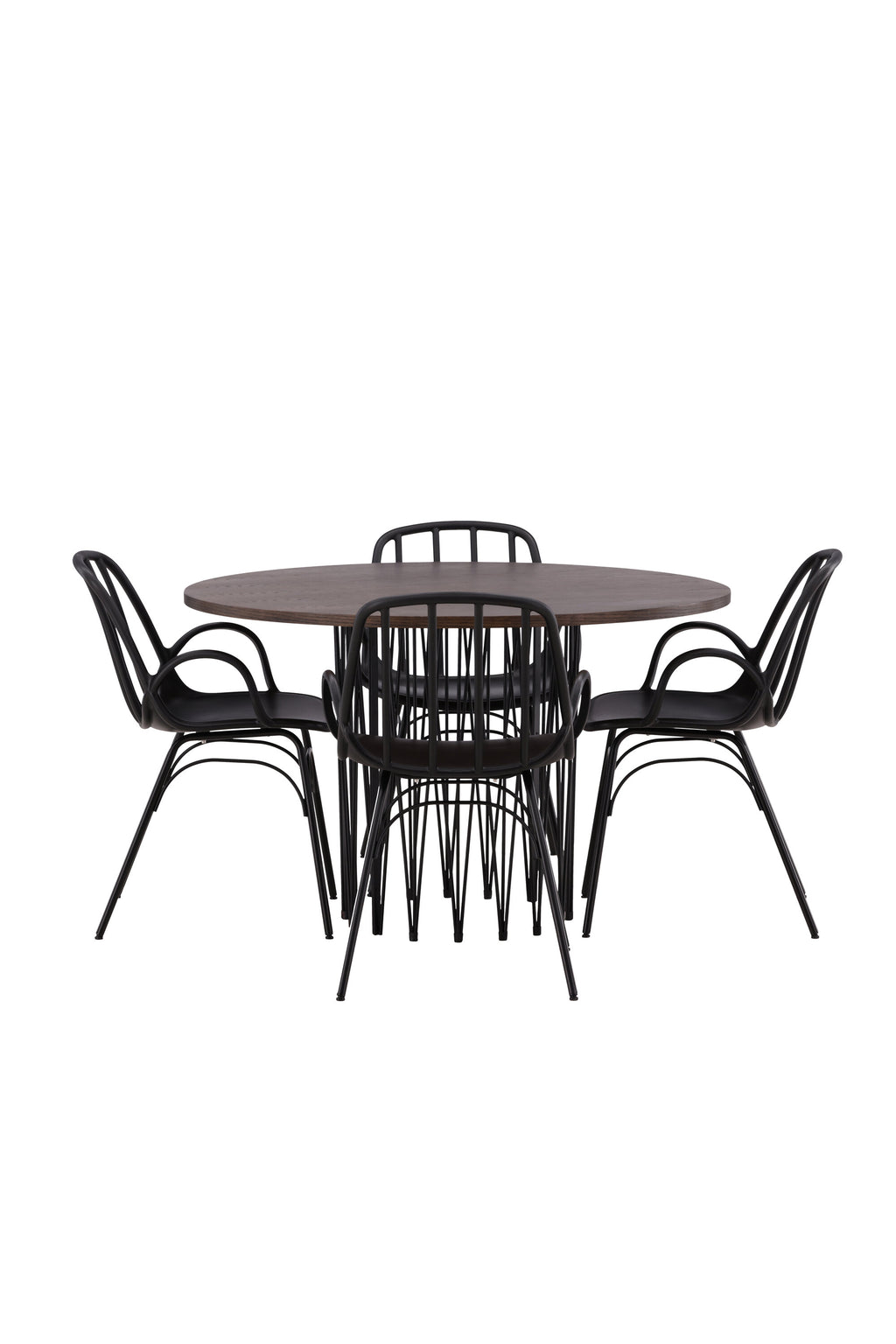 gr23023_10_os Dining Set Stone Mit Den Stühlen Dyrön Rundes Essgruppen Set Default Title