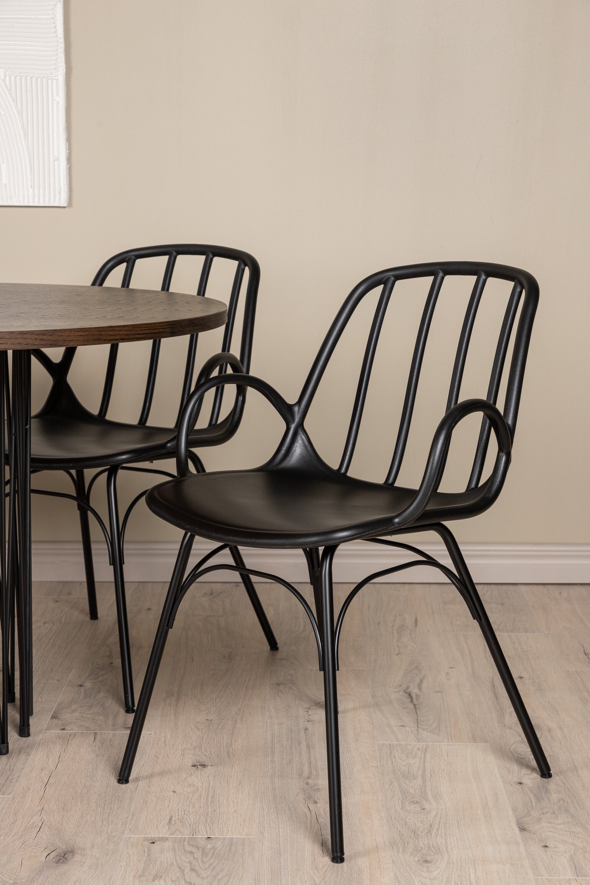 gr23023_3_m Dining Set Stone Mit Den Stühlen Dyrön Rundes Essgruppen Set