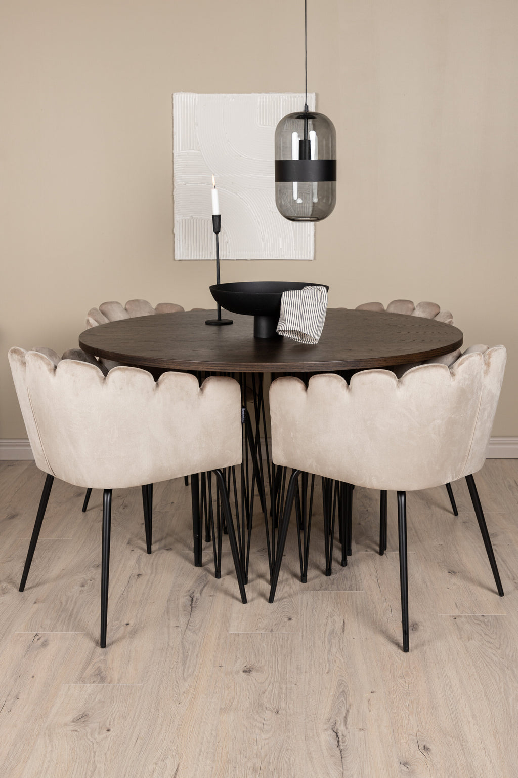 gr23025_1_m Stone Runder Esstisch Set Rundes Essgruppen Set