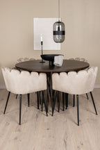 gr23025_1_m Stone Runder Esstisch Set Rundes Essgruppen Set