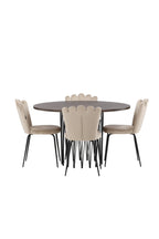 gr23026_10_os Stone Runder Esstisch Set Rundes Essgruppen Set Default Title