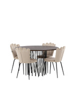 gr23026_11_os Stone Runder Esstisch Set Rundes Essgruppen Set