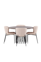 gr23027_10_os Stone Runder Esstisch Set Rundes Essgruppen Set Default Title