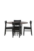 gr23029_10_os Stone Round Dining Set Rundes Essgruppen Set Default Title