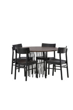 gr23029_11_os Stone Round Dining Set Rundes Essgruppen Set