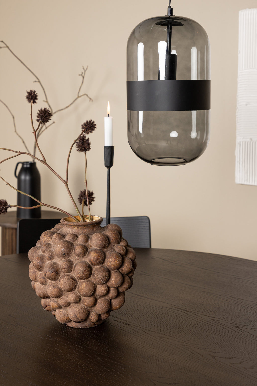 gr23029_5_m Stone Round Dining Set Rundes Essgruppen Set