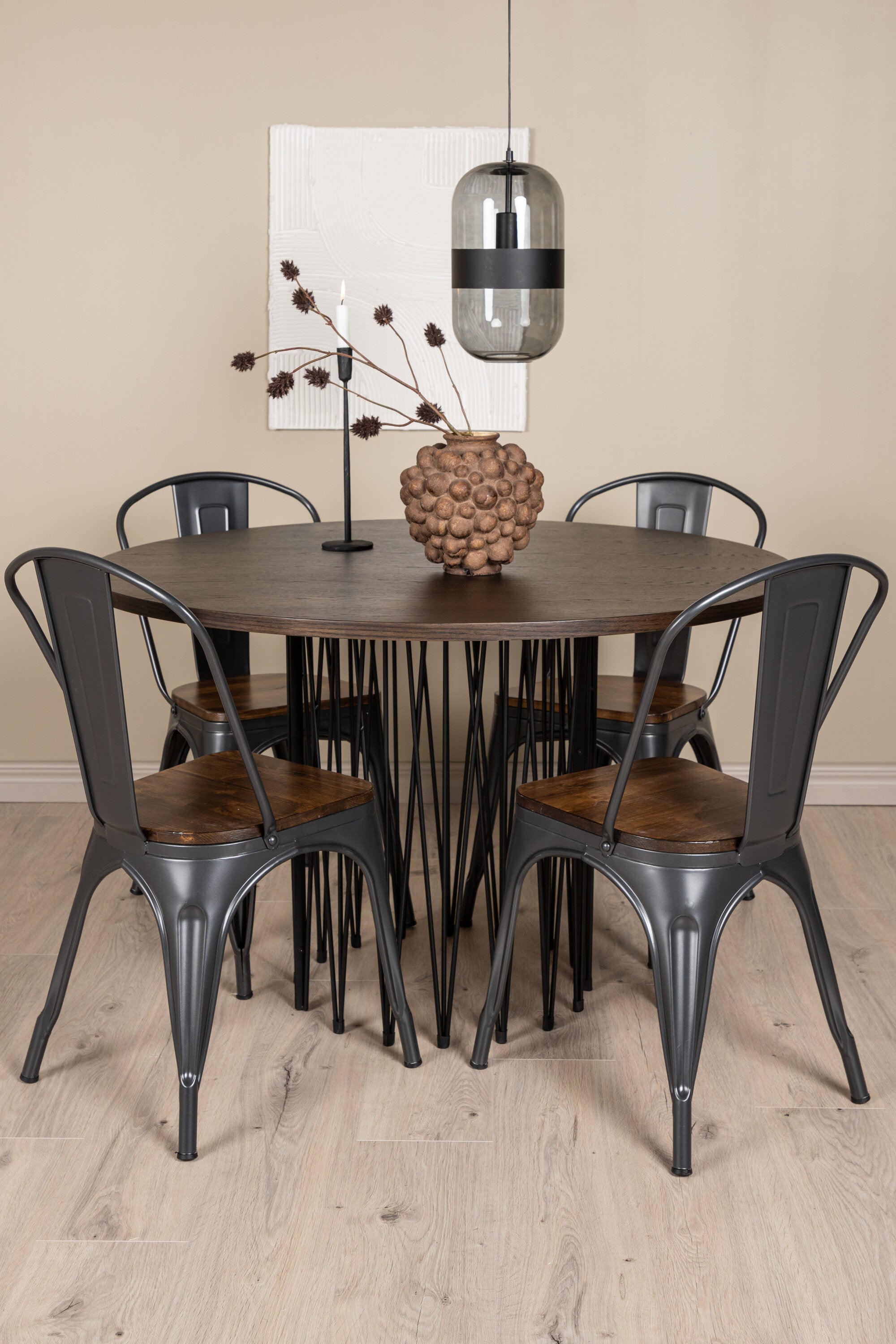 gr23032_1_m Stone Runder Esstisch Set Rundes Essgruppen Set