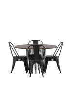gr23033_10_os Stone Round Dining Set Rundes Essgruppen Set Default Title
