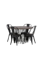 gr23033_11_os Stone Round Dining Set Rundes Essgruppen Set