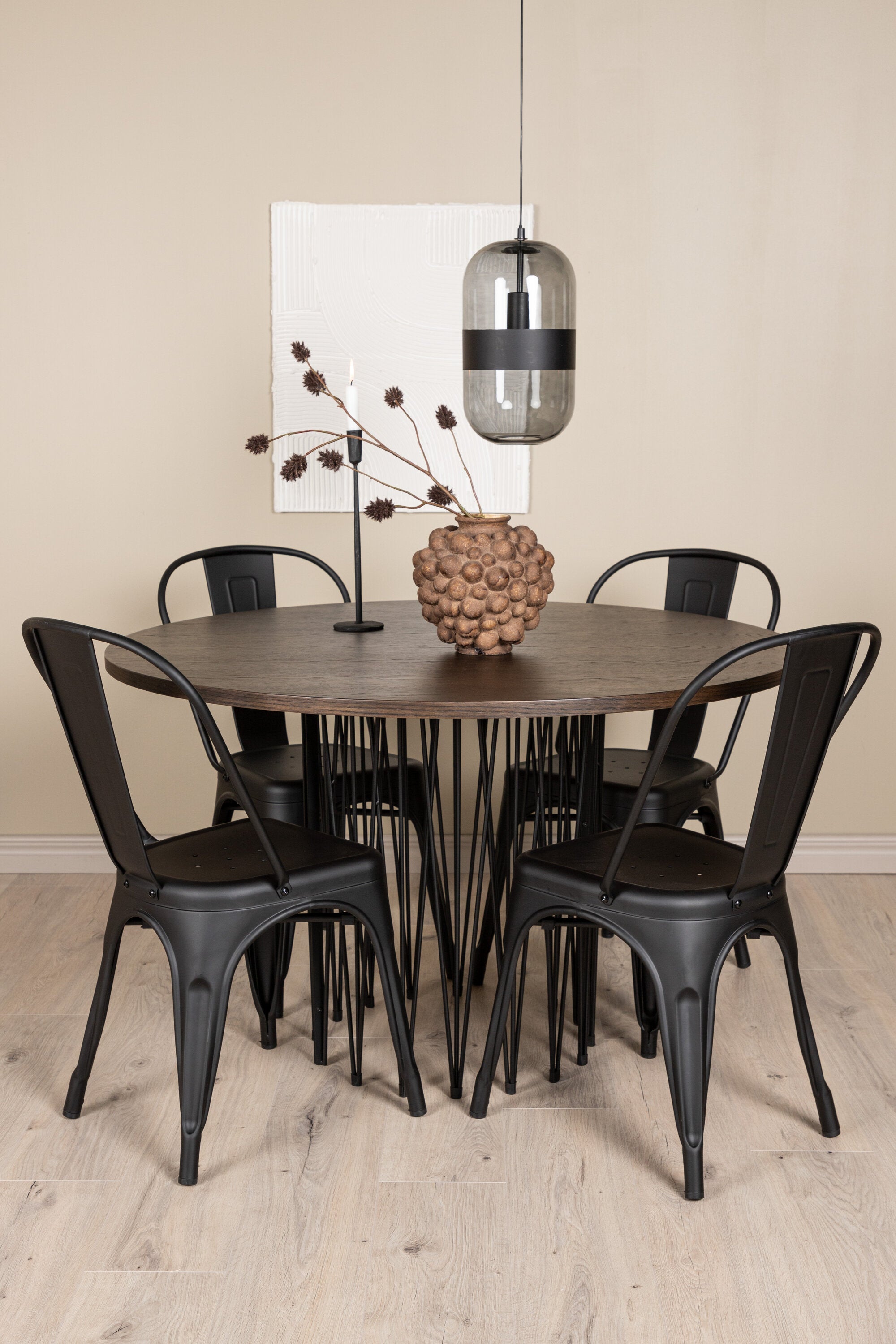 gr23033_1_m Stone Round Dining Set Rundes Essgruppen Set