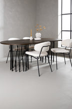 gr23037_4_m Stone Oval Dining Set Ovales Essgruppen Set