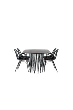 gr23039_10_os Dining Set Stone Mit Den Stühlen Dyrön Ovales Essgruppen Set Default Title