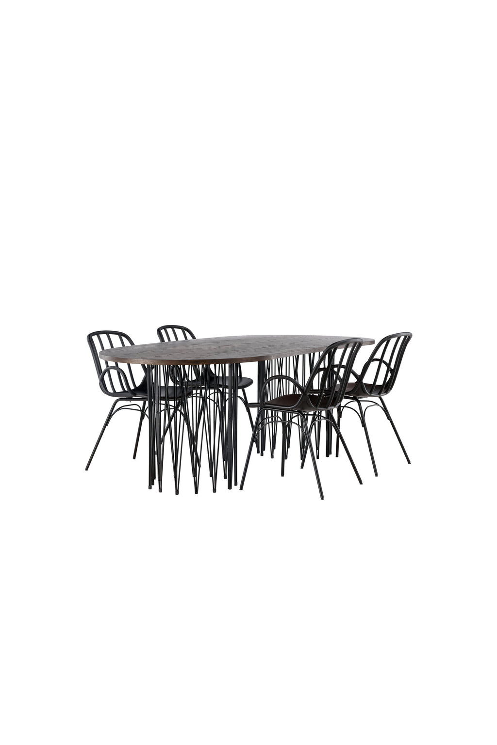 gr23039_11_os Dining Set Stone Mit Den Stühlen Dyrön Ovales Essgruppen Set