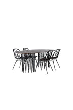 gr23039_11_os Dining Set Stone Mit Den Stühlen Dyrön Ovales Essgruppen Set