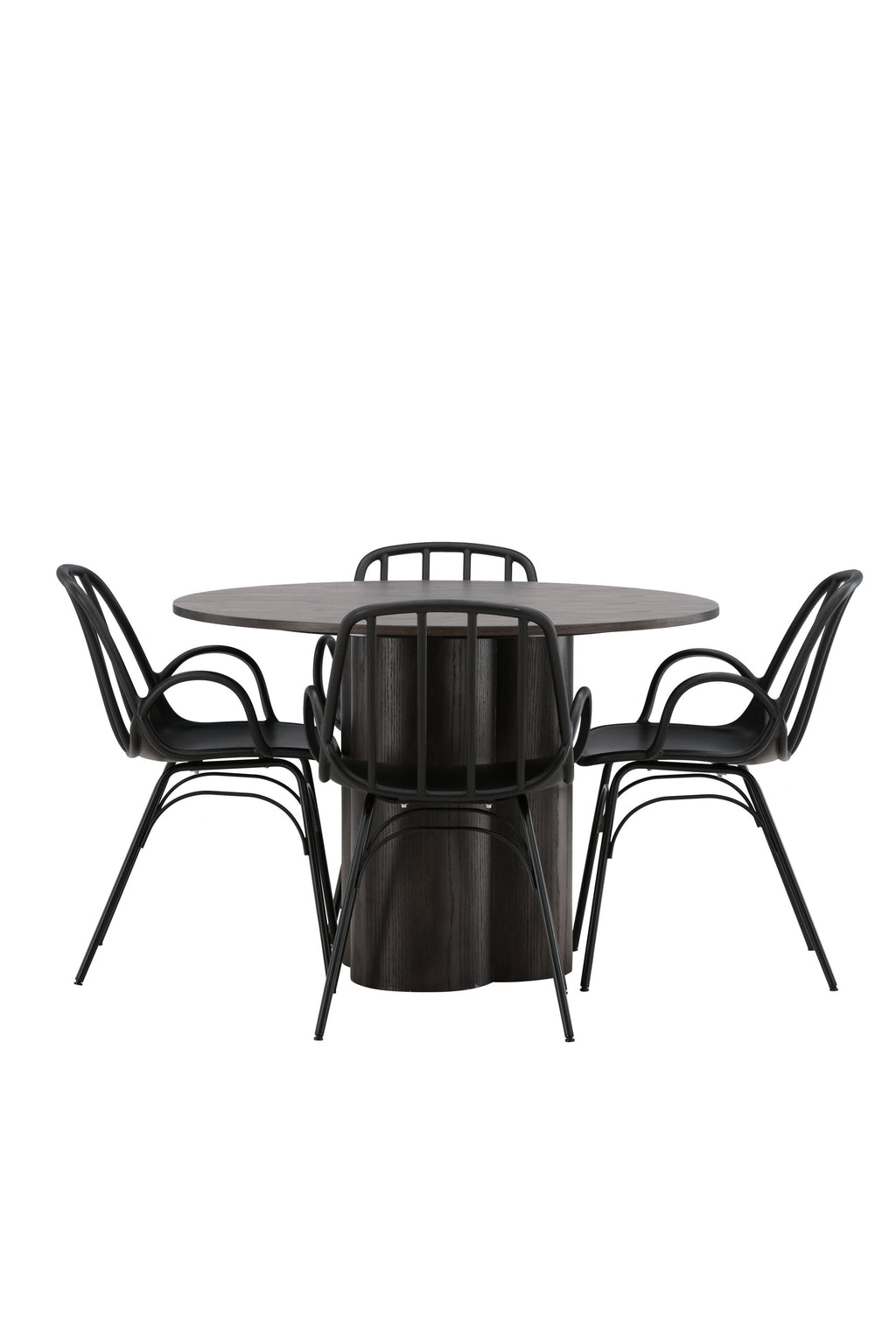 gr23080_10_os Esszimmer Set Olivia Mit Den Stühlen Dyrön Rundes Essgruppen Set Default Title