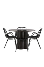 gr23080_10_os Esszimmer Set Olivia Mit Den Stühlen Dyrön Rundes Essgruppen Set Default Title