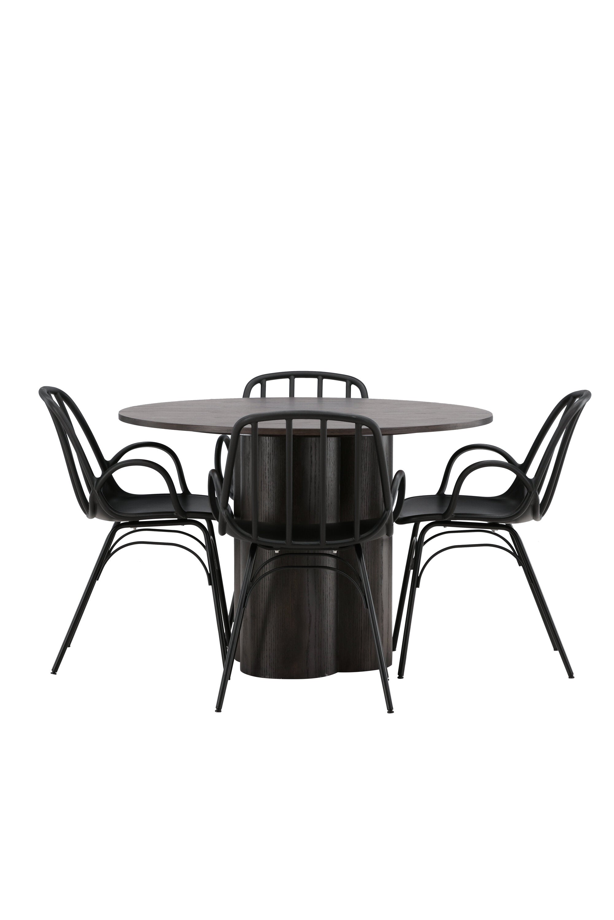 gr23080_10_os Esszimmer Set Olivia Mit Den Stühlen Dyrön Rundes Essgruppen Set Default Title