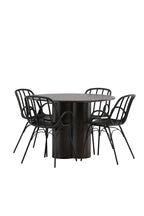 gr23080_11_os Esszimmer Set Olivia Mit Den Stühlen Dyrön Rundes Essgruppen Set