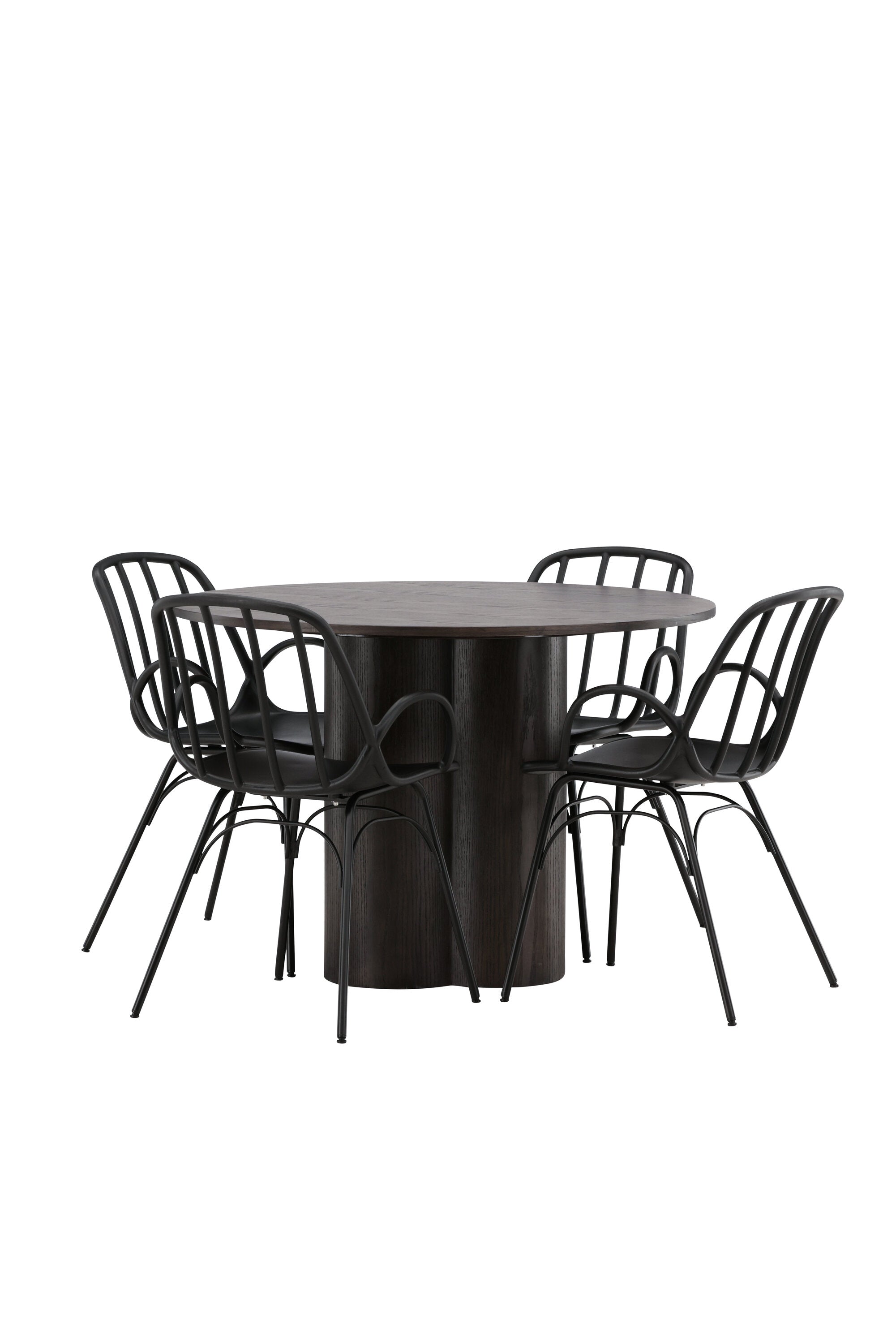 gr23080_11_os Esszimmer Set Olivia Mit Den Stühlen Dyrön Rundes Essgruppen Set