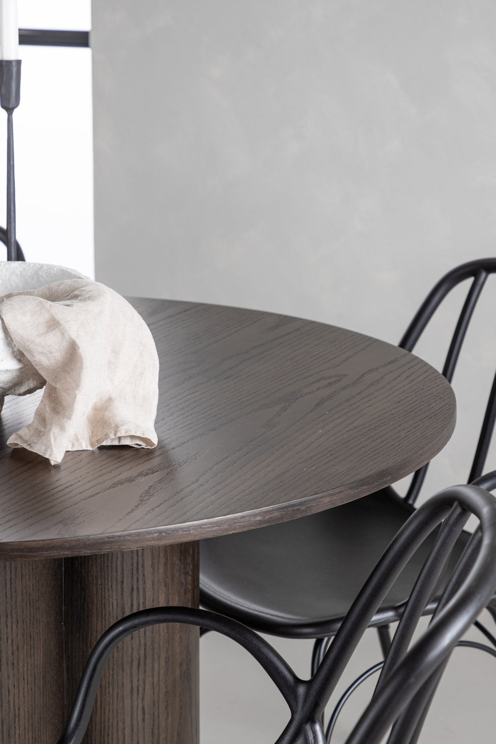 gr23080_5_m Esszimmer Set Olivia Mit Den Stühlen Dyrön Rundes Essgruppen Set