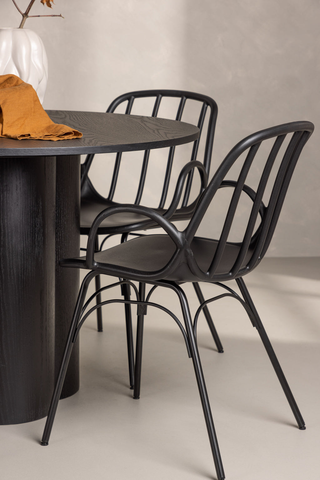 gr23098_3_m Esszimmer Set Olivia Mit Den Stühlen Dyrön Rundes Essgruppen Set