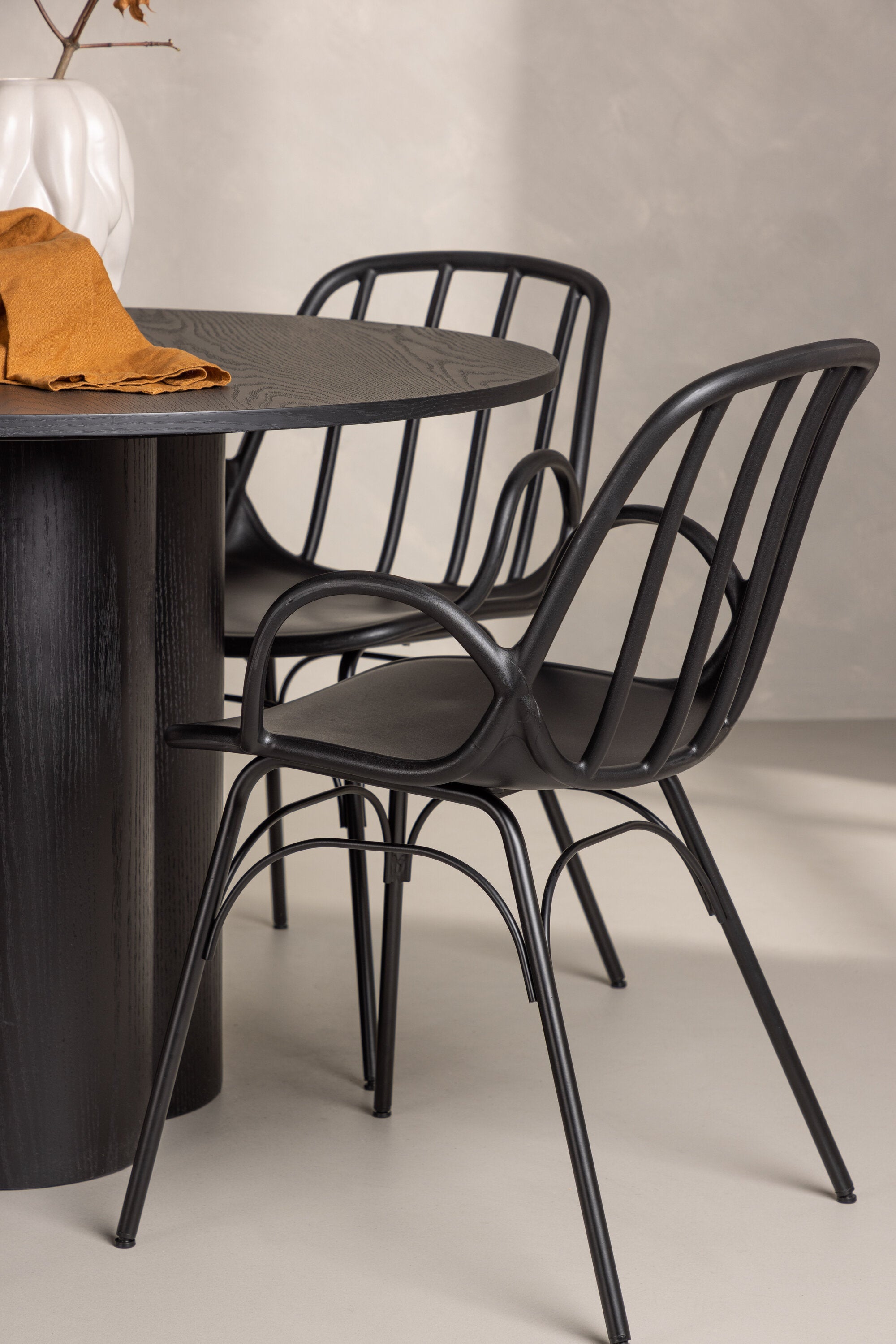 gr23098_3_m Esszimmer Set Olivia Mit Den Stühlen Dyrön Rundes Essgruppen Set