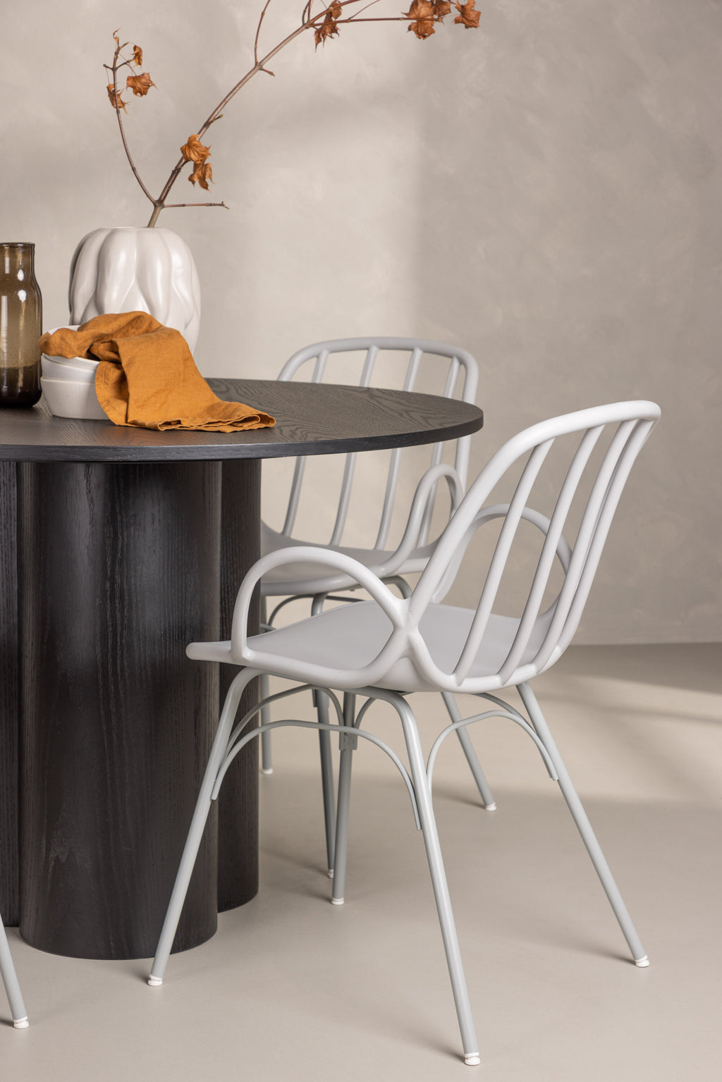 gr23099_3_m Esszimmer Set Olivia Mit Den Stühlen Dyrön Rundes Essgruppen Set