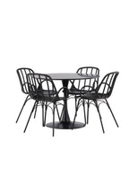 gr23134_11_os Essgarnitur Glade Mit Den Stühlen Dyrön Rundes Essgruppen Set