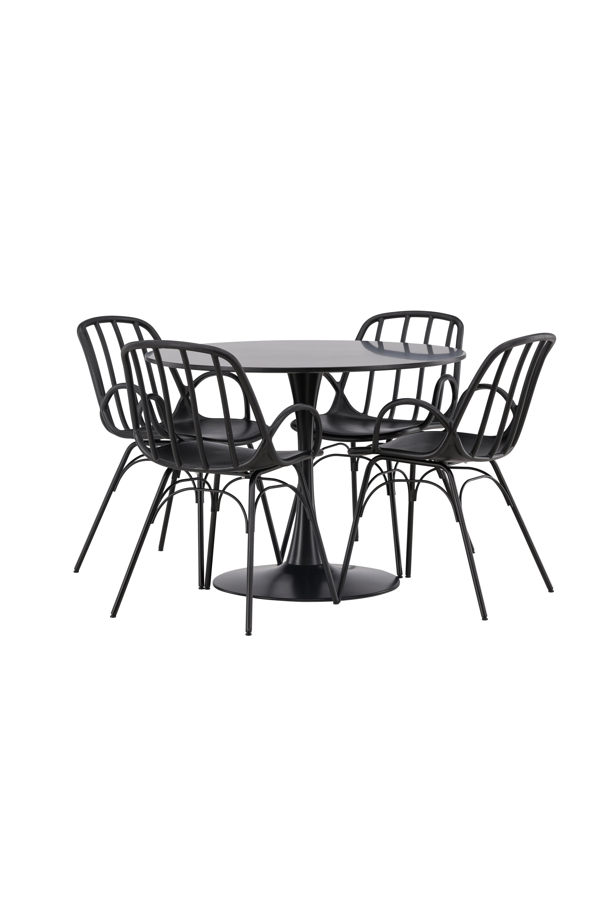 gr23134_11_os Essgarnitur Glade Mit Den Stühlen Dyrön Rundes Essgruppen Set