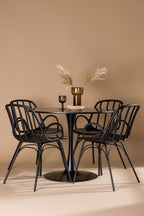 gr23134_1_m Essgarnitur Glade Mit Den Stühlen Dyrön Rundes Essgruppen Set