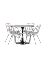 gr23135_11_os Esszimmer Set Glade Mit Den Stühlen Dyrön Rundes Essgruppen Set